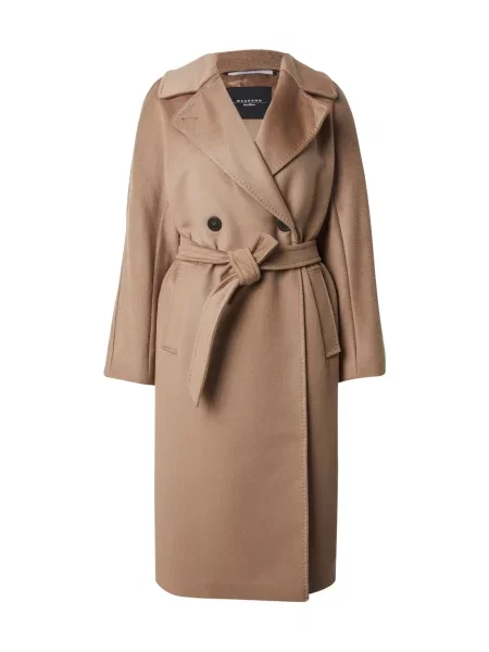 Weekend Max Mara Palton de lână Resina maro