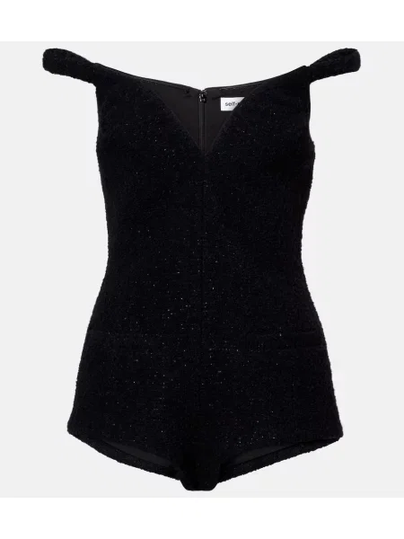 Kombinezon Self-portrait czarny