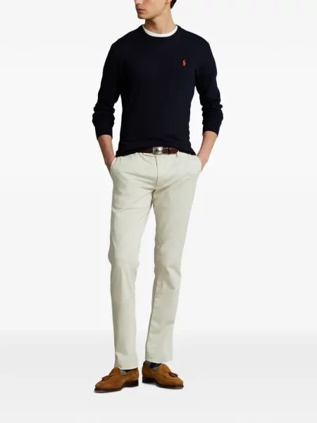 Curea Polo Ralph Lauren tricotate cu autograf cu șireturi albastru