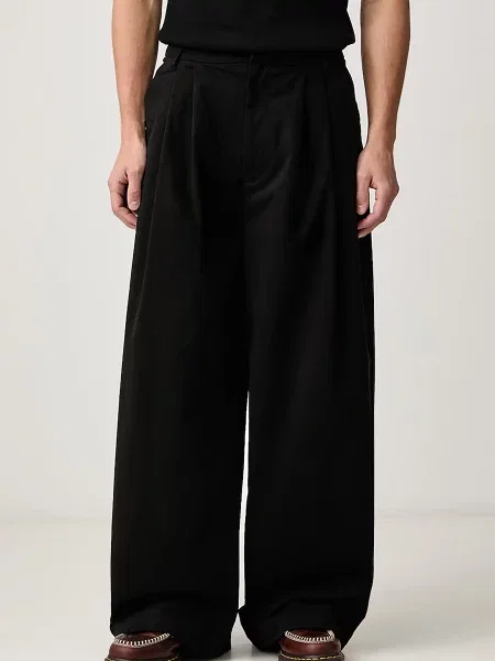 House of Errors Crown pantaloni wide leg din cu pentru bărbați