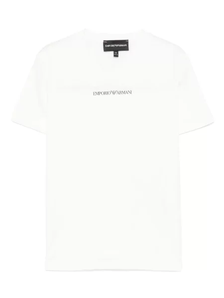 Koszulka dziecięca Emporio Armani biała