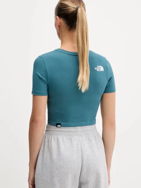 Футболка The North Face Crop S/S Tee зелений
