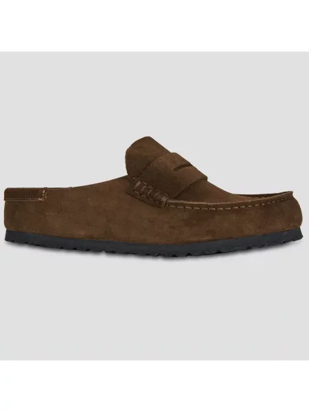Natikači iz semiša Birkenstock Naples rjava