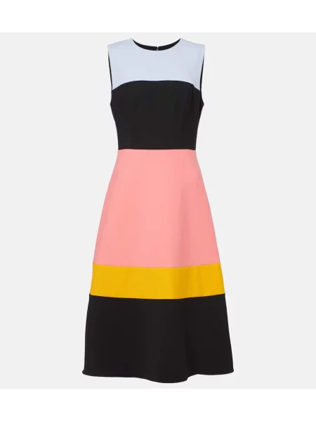 Rochie midi Carolina Herrera de lână până la genunchi de costum