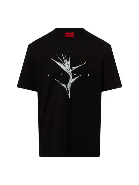 HUGO T-shirt Darise czarna