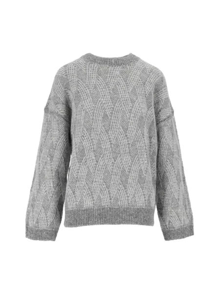 Sweter Peserico wełniany szary