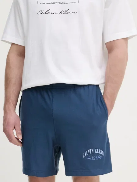 Calvin Klein Jeans σορτς επίσημα ανδρικά με μπλε