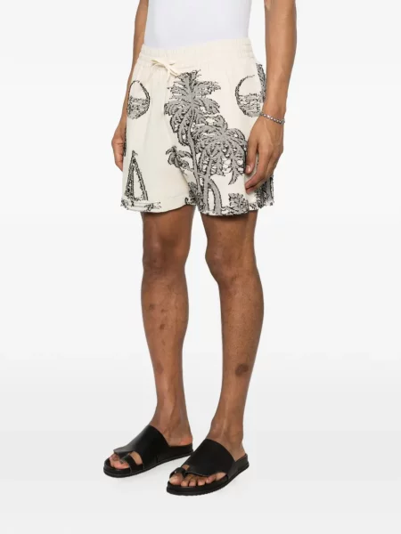 Pantaloni scurți Maison Labiche cu broderie