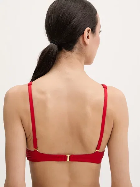 Lauren Ralph Lauren plavková podprsenka červená