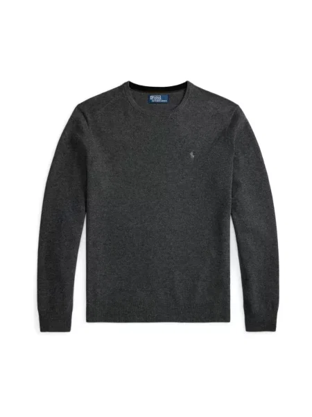 Sweter Polo Ralph Lauren wełniany szary