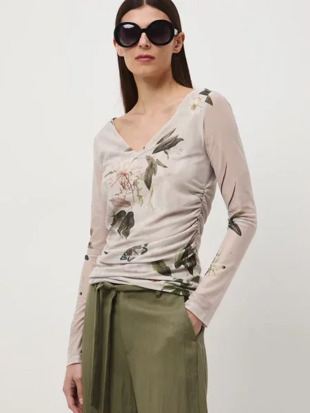 Medicine Majica dugih rukava za žene bež