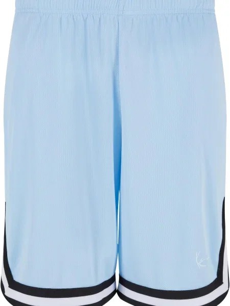 Karl Kani Pantaloni Essential albastru deschis / negru alb