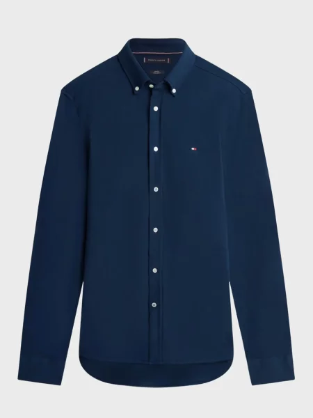 Трикотажна сорочка Tommy Hilfiger синя