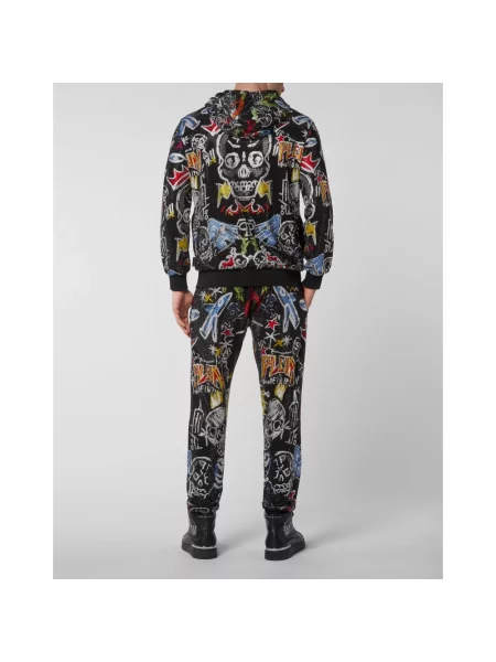 Spodnie Philipp Plein z kapturem do biegania