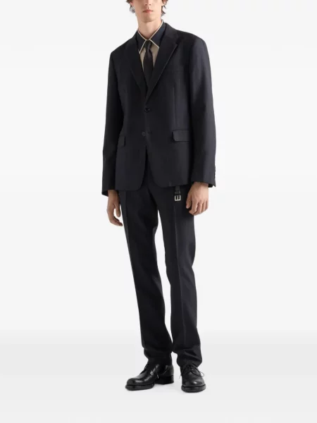 Costum Prada de lână albastru