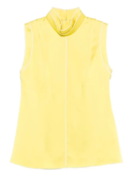 Bluză Jil Sander fără mâneci galben