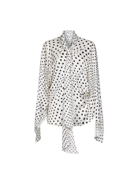 Koszula Stella Mccartney w grochy biała