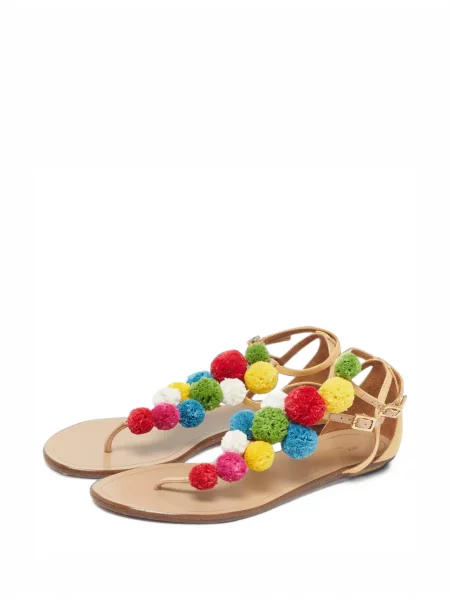 Sandale Aquazzura cu pompoane