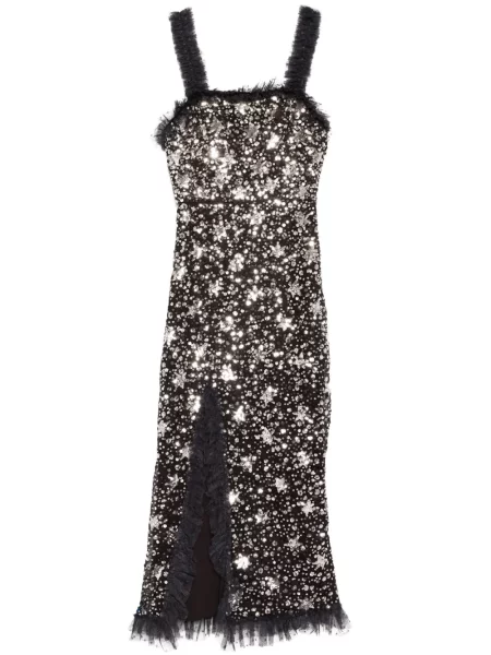 Sukienka Needle & Thread garniturowa czarna