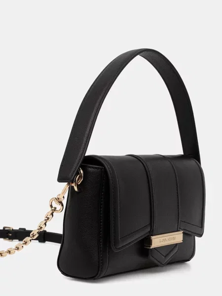 Karl Lagerfeld geantă crossbody pentru femei din piele K/NOVA negru