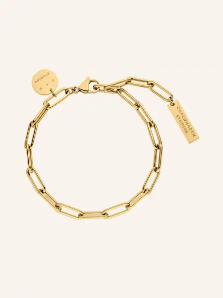 Copenhagen Studios Bransoletka Ze Stali Nierdzewnej gold