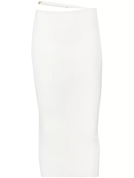 Fustă midi Jacquemus tricotate până la genunchi