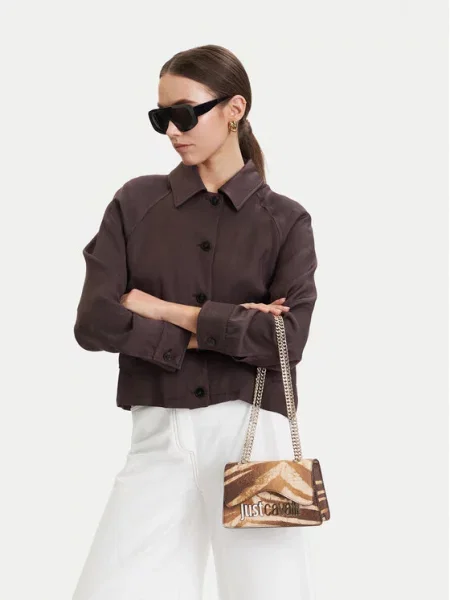 Just Cavalli Дамска чанта кафяв