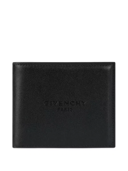 Kožni novčanik Givenchy crna