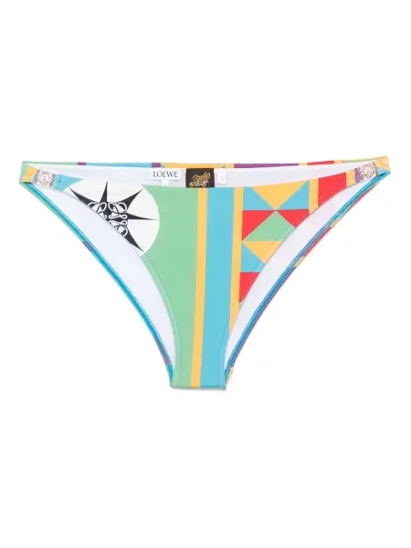 Bikini Loewe cu imagine cu imprimeu geometric albastru