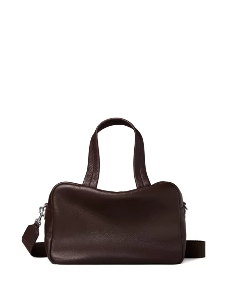 Geantă shopper Tory Burch din piele maro
