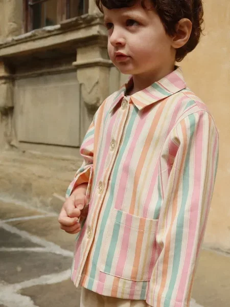 Konges Sløjd Dětská bunda FRANKIE SHIRT JACKET GOTS