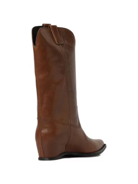 Botine Paloma Barcelo cu pană maro