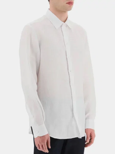 Emporio Armani Сорочка з довгим рукавом білий