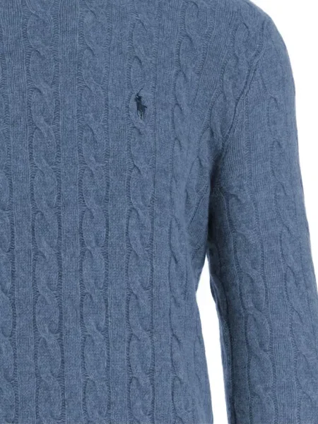 Пуловер Polo Ralph Lauren на райета зелено
