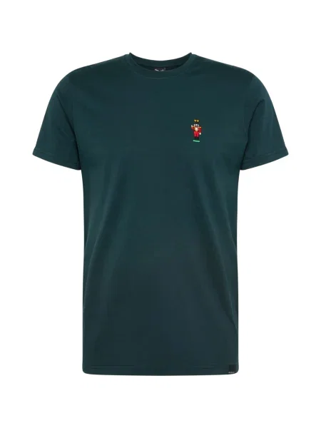 Iriedaily Tricou Nutcrax închis verde