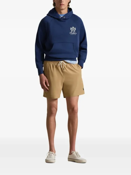 Ριγέ δερμάτινος κάλτσες Polo Ralph Lauren με κορδόνι μαύρο