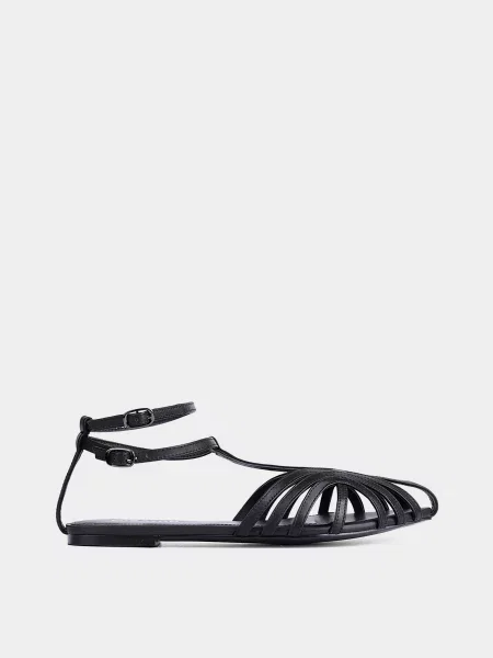 Шкіряні Сандалії MIRATON чорний