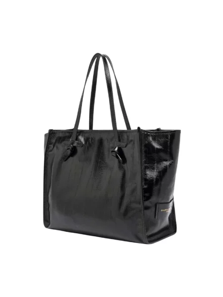 Shopperka Gianni Chiarini skórzana czarna