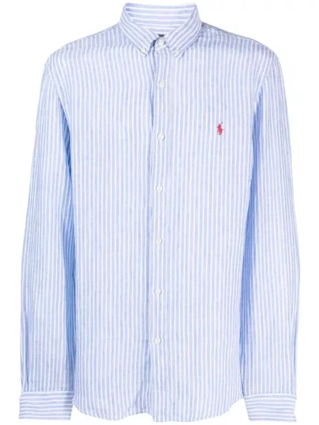 Ленени маратонки Polo Ralph Lauren бяло
