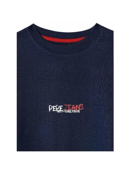 Tricou copii Pepe Jeans albastru
