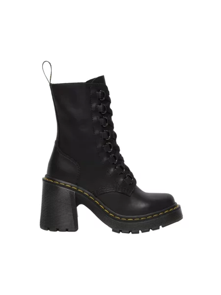 Botki Dr. Martens skórzane czarne