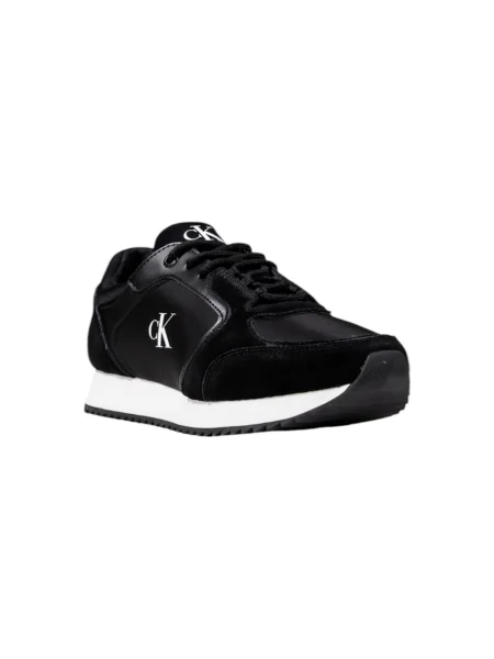 Sneakers Calvin Klein Jeans Runner Laceup Sock Mg Mix negru