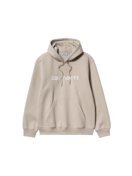Bluza z kapturem Carhartt Wip z kapturem beżowa
