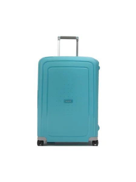 Cestovný kufor Samsonite S'cure Spinner 79 l aqua blue modrá