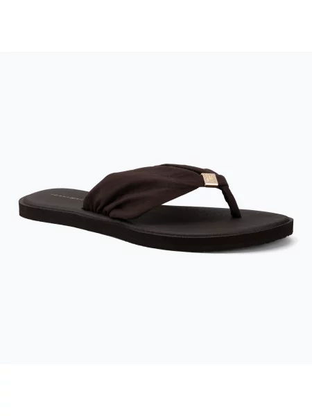 Дамски джапанки Tommy Hilfiger Scandi Soft Summer fondant brown кафяво