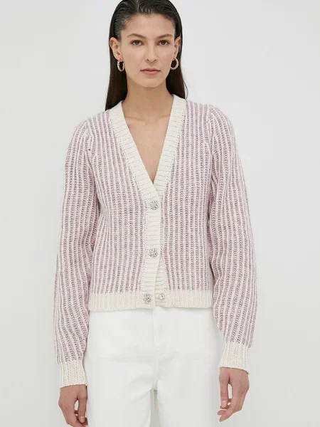 Кардиган з домішкою вовни Bruuns Bazaar Nolana Hanara