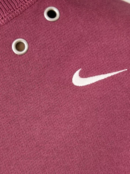 Nike Sportswear melegítőfelső női pamuttal Studio Fleece rózsaszín