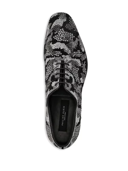Δερμάτινος σκαρπίνια oxford Philipp Plein μαύρο
