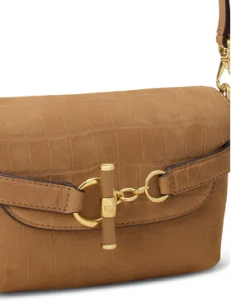Kabelka LAUREN RALPH LAUREN hnědá