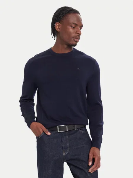 Calvin Klein Sweter granatowy